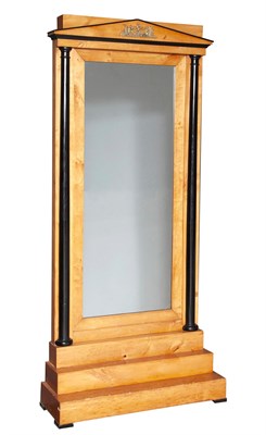 Lot 220 - Biedermeier Part Ebonized Fruitwood Standing...