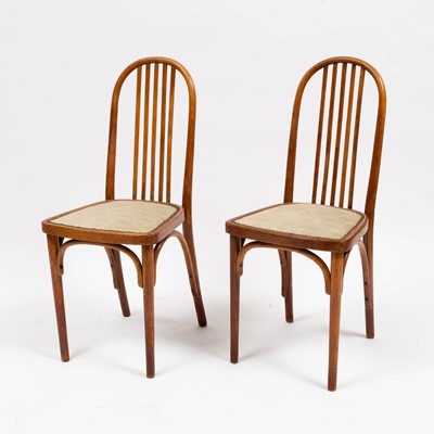 Lot 5023 - Bette Midler: Pair of Josef Hoffmann Jugendstil Bentwood Side Chairs