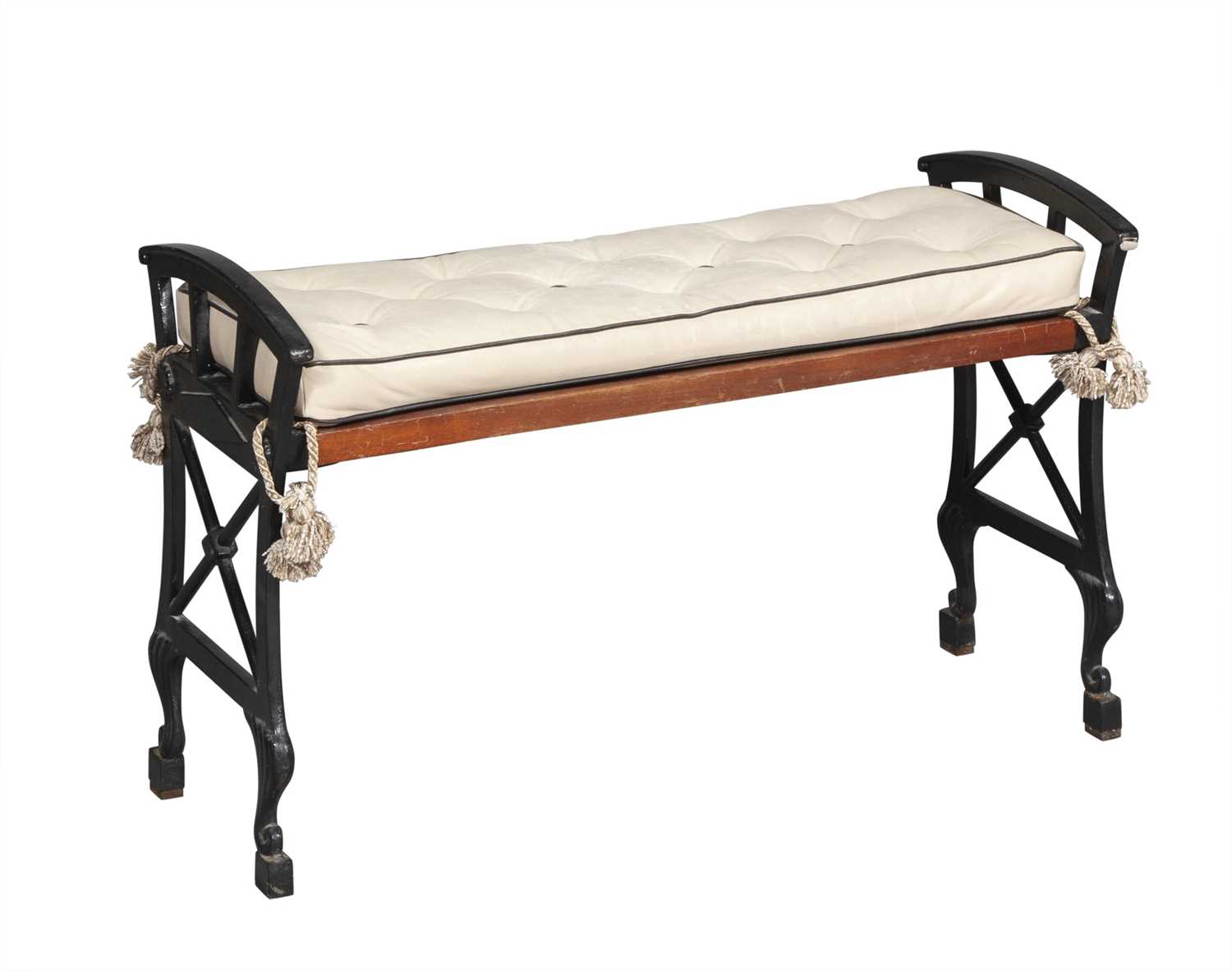 Lot 5036 - Bette Midler: Cast Iron Bench