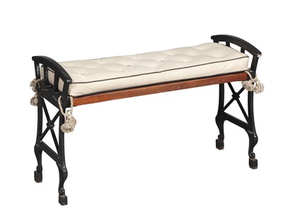 Lot 5036 - Bette Midler: Cast Iron Bench