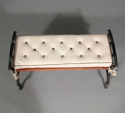 Lot 5036 - Bette Midler: Cast Iron Bench
