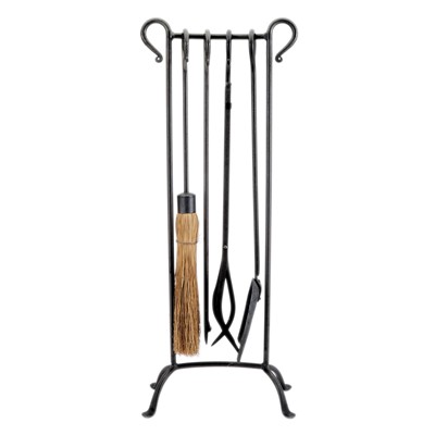 Lot 5030 - Bette Midler: Set of  Forged Iron Fire Tools