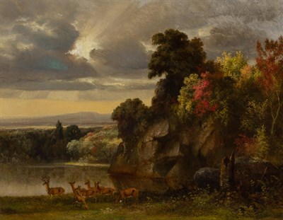 Lot 1067 - Attributed to William Holbrook Beard Landscape...