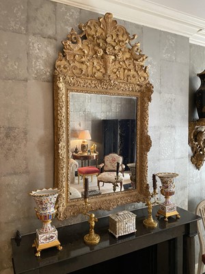 Lot 137 - Pair of Louis XVI Style Gilt-Bronze Figural Candlesticks