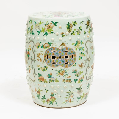 Lot 134 - Chinese Famille Rose Porcelain Garden Seat