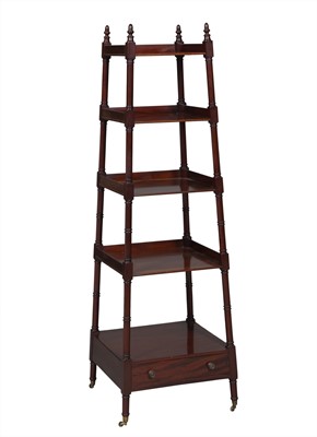 Lot 120 - English Mahogany Étagère