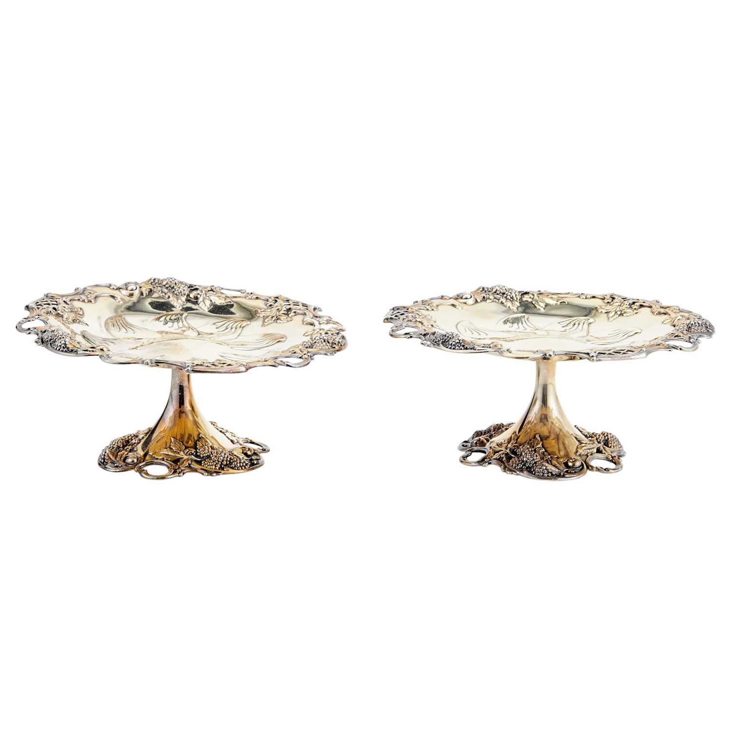 Lot 179 - Pair of Tiffany & Co. Sterling Silver Compotes
