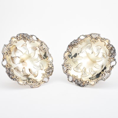 Lot 179 - Pair of Tiffany & Co. Sterling Silver Compotes