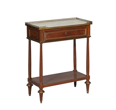 Lot 108 - Louis XVI Style Gilt-Metal Mounted Console Table