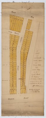 Lot 327 - [MAPS - NOHO] Two early nineteenth century...