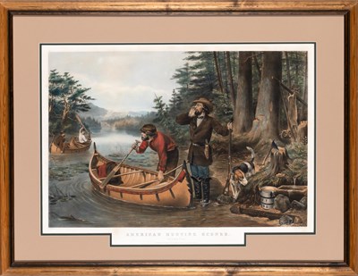 Lot 1016 - Currier & Ives, publishers AMERICAN HUNTING...