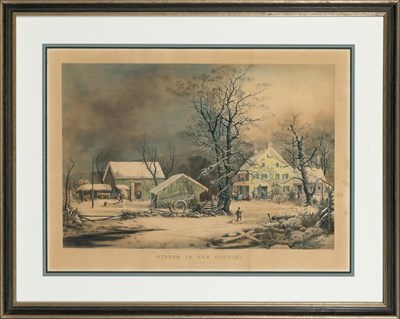Lot 1017 - Currier & Ives, publishers WINTER IN THE...