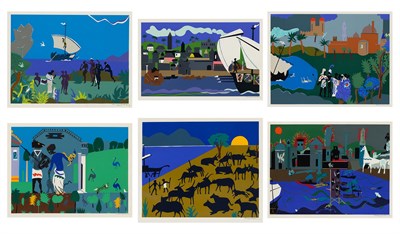 Lot 3 - Romare Bearden (1911-1988) ODYSSEUS SUITE...