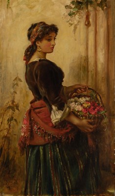 Lot 78 - Thomas Kent Pelham British, 1831-1907 Woman...