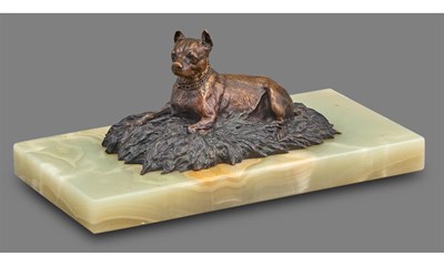 Lot 1074 - Antoine Louis Barye French, 1795-1875 Terrier...