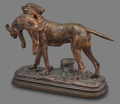Lot 1020 - Alfred Dubucand French, 1828-1894 A Pointer...