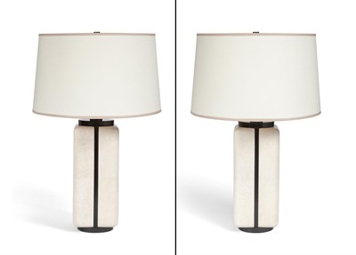 Lot 388 - Pair of Alexander Lamont Shagreen and Black...