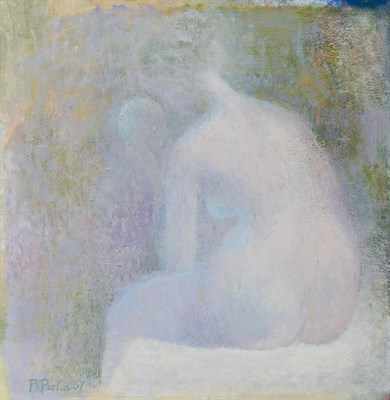 Lot 79 - Bernard Perlin American, 1918-2014 Seated Nude,...