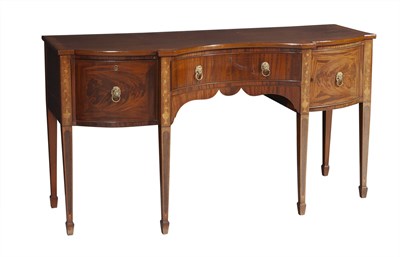 Lot 362 - George III Inlaid Mahogany Sideboard Height 36...