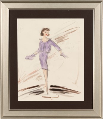 Lot 5112 - An original sketch for Kim Novak in Vertigo