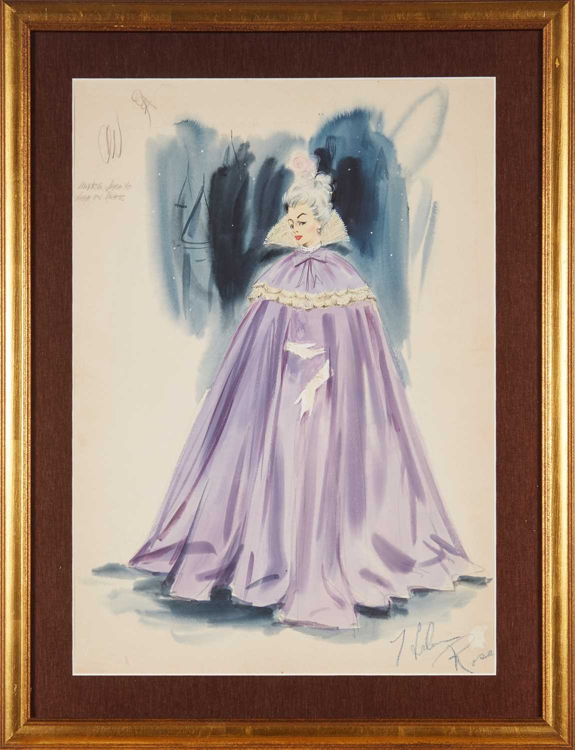 Lot 5060 - A Helen Rose sketch for the Evil Stepsister
