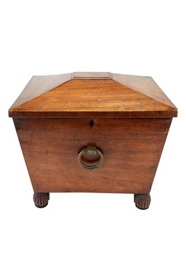 Lot 257 - Regency Mahogany Cellarette Height 19 1/2...