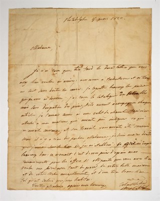 Lot 242 - BONAPARTE, JOSEPH Autograph letter signed....