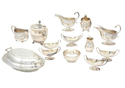 Lot 154 - Group of English Sterling Silver Table Articles