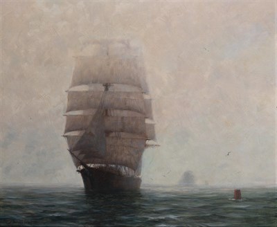 Lot 22 - Gordon Grant American, 1875-1962 Lifting Fog...