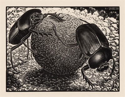 Lot 51 - Maurits Cornelis Escher (1898-1972) SCARABS...