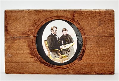 Lot 253 - [LINCOLNIANA] Ten framed pieces relating to...