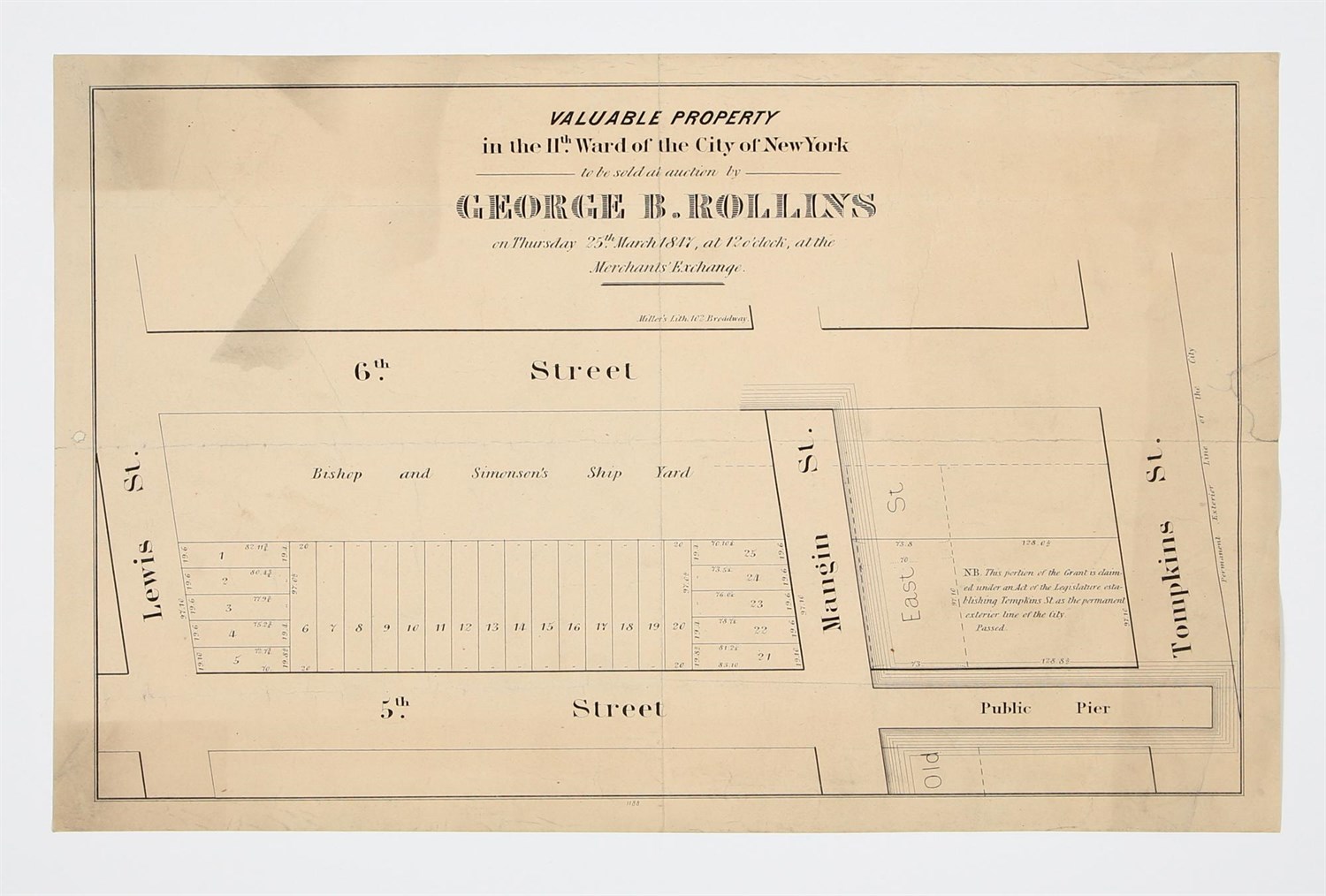 Lot 307 - Collection of a New York Surveyor [AUCTION...