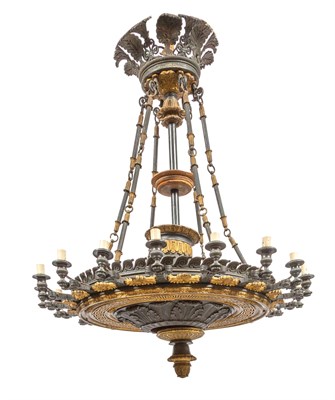 Lot 702 - Restauration Gilt and Patinated Bronze...