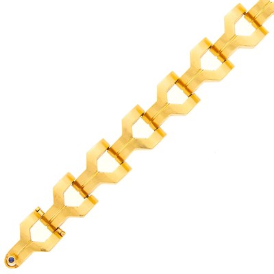 Lot 1179 - Gold Link Bracelet