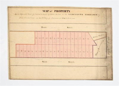 Lot 86 - An attractive real estate auction map that showing lots just west of Fifth Avenue