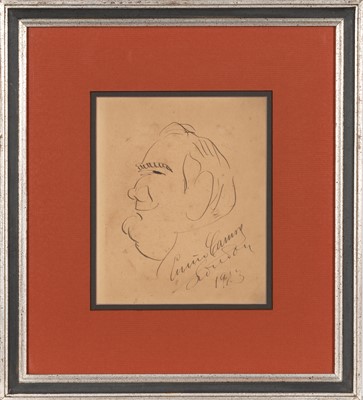 Lot 5176 - An original caricature by Enrico Caruso