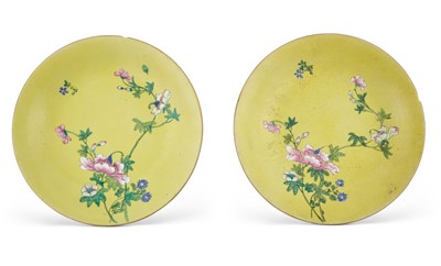 Lot 149 - Pair of Chinese Enameled Porcelain Plates