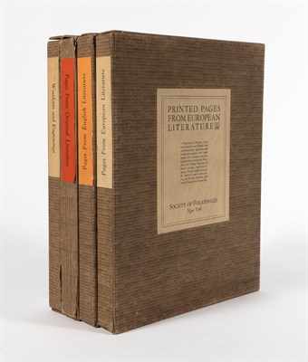 Lot 26 - [LEAF BOOKS] Four publications with original...