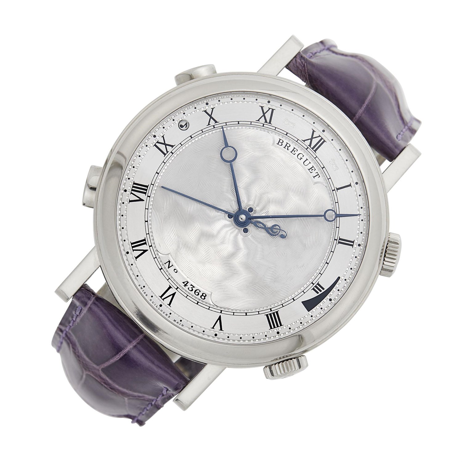 Lot 96 - Breguet White Gold 'La Gazza Ladva Gioachino Rossini La Musicale' Wristwatch, Ref. 7800BB/11/9YV