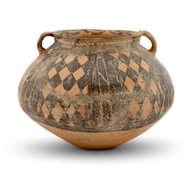 Lot 100 - A Chinese Neolithic Painted Pottery Jar