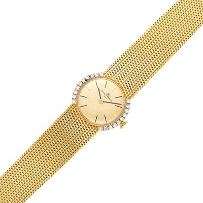Lot 1285 - Baume & Mercier Gold and Diamond Wristwatch