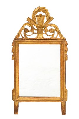 Lot 763 - Louis XVI Giltwood Mirror 18th/19th century...