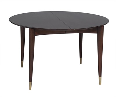 Lot 306 - Gio Ponti Dark Stained Walnut Model 2135 Dining Table
