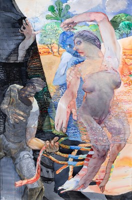Lot 33 - Bruce McGrew American, 1937-1999 Unraveling...