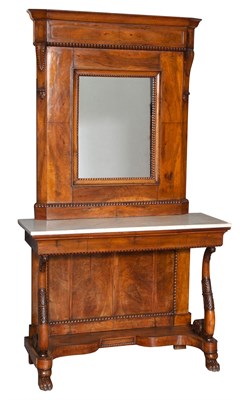 Lot 758 - Restauration Mahogany Mirrored Console