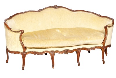 Lot 191 - Louis XV Walnut and Beechwood Canapé