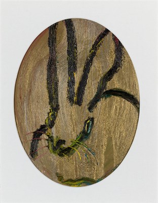 Lot 154 - Hunt Slonem American, b. 1951 Untitled (Gold...