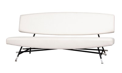 Lot 188 - Ico Parisi Upholstered and Painted Metal Model 865 Sofa