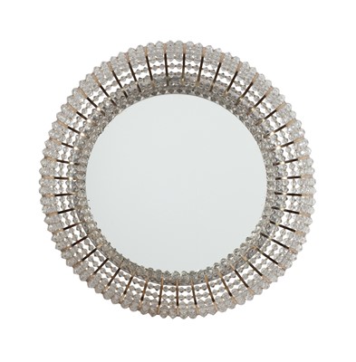 Lot 210 - Beaded Glass Vanity Mirror
