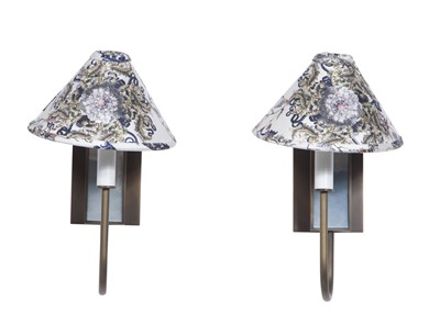 Lot 232 - Pair of Brass Single-Light Sconces